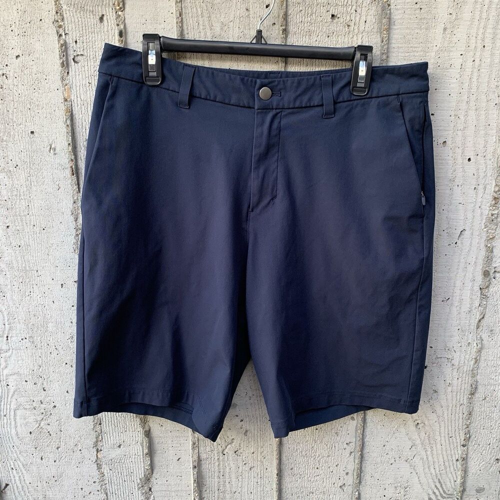 Lululemon ABC Commission Short Warpstreme 11" M7A83S Navy Performance Golf Sz 33